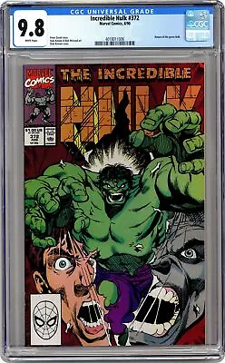 Buy Incredible Hulk #372 CGC 9.8 1990 4018011006 • 77.66£