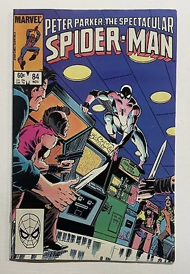 Buy Spectacular Spider-man #84. November 1983. Marvel. Vf+. Black Cat! • 7£
