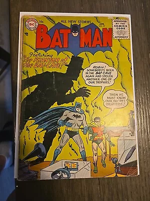 Buy BATMAN #99 Apr 1956 VERY RARE GOLDEN AGE LAST PENGUIN UNTIL #155 MORTIMER GD • 174.74£
