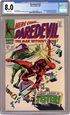 Buy Daredevil #42 CGC 8.0 1968 2016410001 • 120.59£