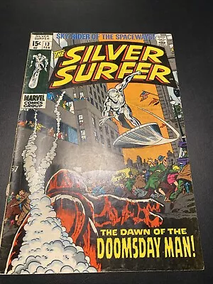 Buy Marvel Silver Surfer # 13, 1970, DOOMSDAY MAN! See Pics • 15.52£