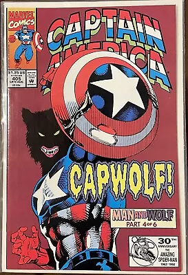 Buy Captain America #405 1st Appearance Of Capwolf (1992) Marvel Comics  • 7.77£