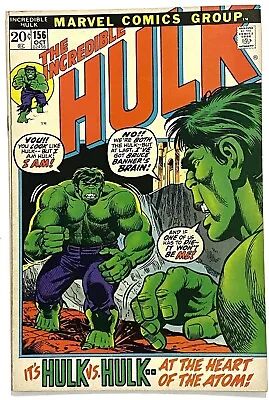 Buy Hulk #156 - Jarella And 1st Krylar - Nice Copy - (Marvel 1972) • 50.48£