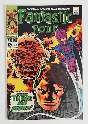 Buy Fantastic Four #78 9/1968 (7.5 VF-) Wizard • 55£