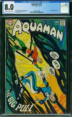 Buy Aquaman #51 (DC, 1970) CGC 8.0 • 97.08£