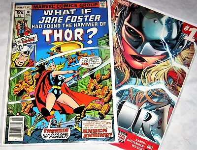 Buy WHAT-IF #10 Jane Foster 🔑 KEY 1st As Thor 🔥 Marvel Comic 1978 + FREE THOR #1 • 75£