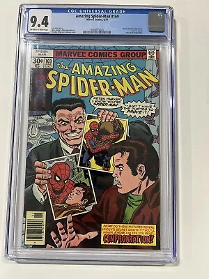 Buy Amazing Spider-Man 169 1977 Cgc 9.4 OW/W Pages Marvel Comics  • 46.59£