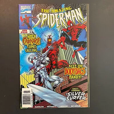 AMAZING SPIDER-MAN #430 *Key!* Rare Newsstand! (NM-/9.0) *Super  Bright/Glossy!*