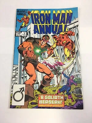Buy Iron Man Annual # 7 Hawkeye Avengers  Marvel Comics Nov 1984 VF • 3.26£