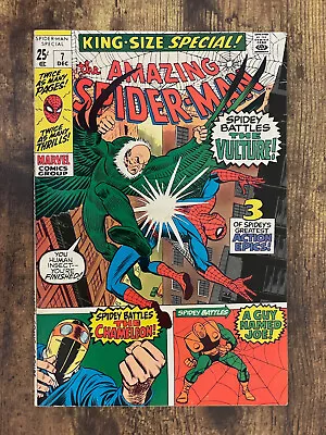 Buy Amazing Spider-Man Annual #7 - BEAUTIFUL - 1970 • 7.38£