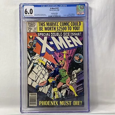 Buy Uncanny X-Men #137 Newsstand Variant CGC 6.0 1980 • 58.21£