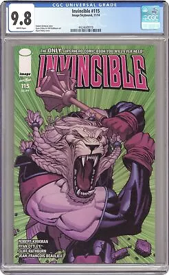 Buy Invincible #115 CGC 9.8 2014 4424649019 • 159.20£