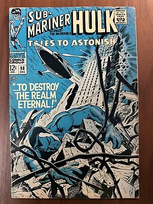 Buy Tales To Astonish #98 GD/VG 1st Cameo App. Of Lord Seth (Marvel 1967) • 7.77£