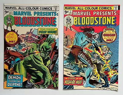 Buy Marvel Comics Presents Bloodstone Issues #1 And #2 From 1975 • 10£