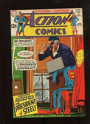 Buy Action Comics #371 (9.2) The President Of Steel! • 58.22£