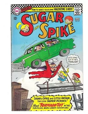 Buy Sugar And Spike #69 DC 1967 Flat Tight And Glossy FN/FN- 1st Tornado-Tot! • 15.52£