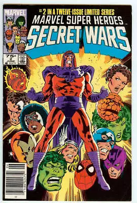 Buy Marvel Super Heroes Secret Wars #2 3.0 // Mike Zeck Cover Art 1984 • 11.65£