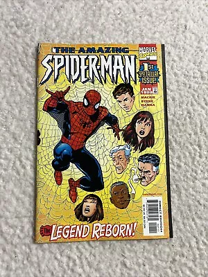 Buy Amazing Spider-Man #1 Marvel Comics 1999 Volume 2 Legend Reborn High Grade • 7.77£