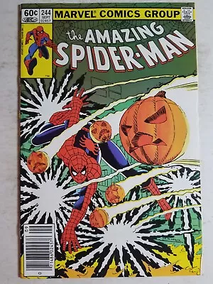 Buy Amazing Spider-Man (1963) #244 - Fine/Very Fine - Newsstand Variant  • 10.87£