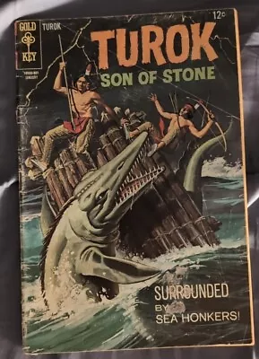 Buy Turok Son Of Stone 60 1968 Gold Key Detached Cover Shipped Bagged And Boarded • 3.60£