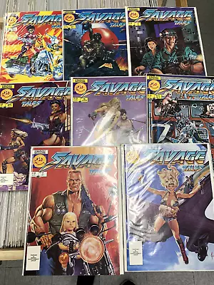 Buy Savage Tales Magazine #1 - 8 (1985 Marvel) Jusko Suydam • 27.18£