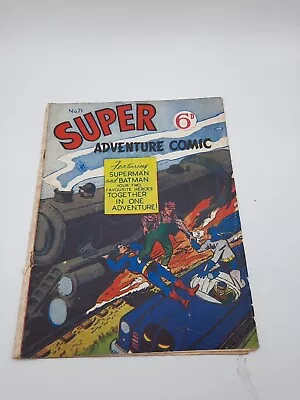 Buy Super Adventure Comic #71 1950s • 45£