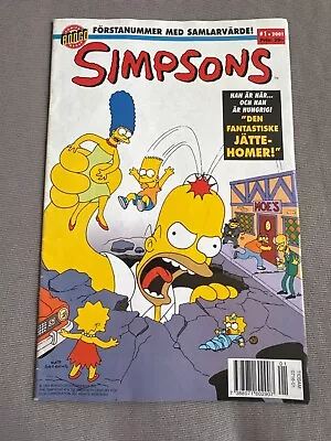 Buy Simpsons #1 SWEDEN Foreign Scarce Htf • 38.83£
