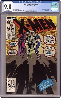 Buy Uncanny X-Men #244D CGC 9.8 1989 4349607003 1st App. Jubilee • 166.97£