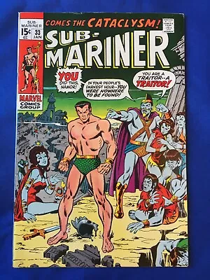 Buy Sub-Mariner #33 VFN (8.0) MARVEL ( Vol 1 1971) 1st Silver Age App Namora (2) • 28£