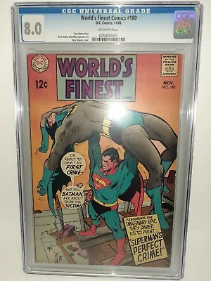 Buy DC World's Finest Comics #180 Cgc 8.0 1968 Neal Adams Cover FREE SHIPPING • 116.48£