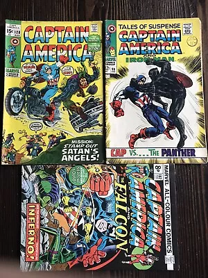 Buy Marvel Captain America Comics X3 • 15£