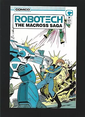 Buy Robotech: The Macross Saga #34 - Comico Comics - UNLIMITED SHIPPING $4.99 • 7.76£