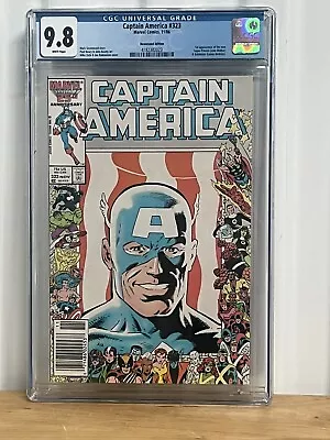 Buy CAPTAIN AMERICA #323 CGC 9.8 Wp RARE NEWSSTAND 1st John Walker/Super-Patriot MCU • 407.71£