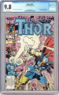 Buy Thor #339D Direct Variant CGC 9.8 1984 1618441019 1st App. Stormbringer Axe • 128.14£