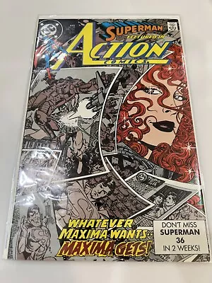 Buy ACTION COMICS #645- 1st Appearance Of MAXIMA • 7.76£