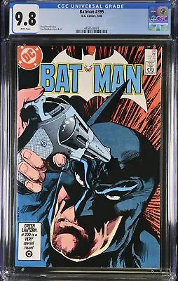 Buy Batman #395 CGC NM/M 9.8 White Pages Gun To Head Cover! DC Comics 1986 • 100.18£