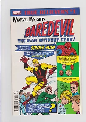 Buy True Believers Daredevil  #1 • 15£