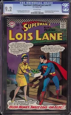 Buy Lois Lane # 71 CGC 9.2 Off-White (DC, 1967) 2nd SA Appearance Catwoman • 229.10£