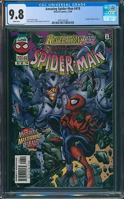 Buy Amazing Spider-Man #418 - CGC 9.8 NM/M - Return Of Norman Osborn!!!! • 50.47£