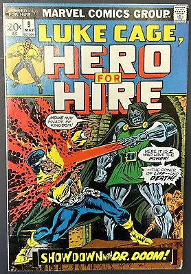 Buy Luke Cage, Hero For Hire Comic #9 (marvel,1973) Bronze Age ~ • 81.54£