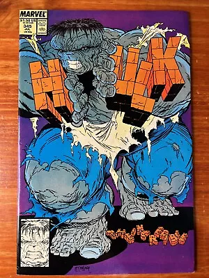 Buy Incredible Hulk #345 Classic Todd McFarlane Cover Marvel (1988) • 19.41£