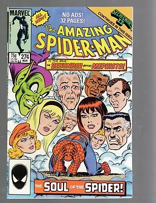 Buy Amazing Spider-Man #274 Direct 7.5 VF- • 4.33£