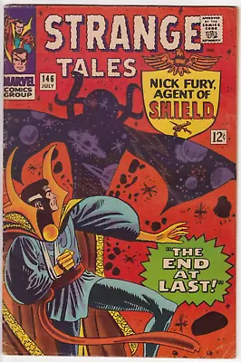 Buy Strange Tales #146, Marvel Comics 1966 VG+ 4.5 Final Ditko Dr Strange.  1st AIM • 23.30£