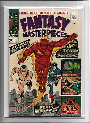 Buy Fantasy Masterpieces #7 1967 Fine 6.0 5276 Human Torch Captain America • 6.03£