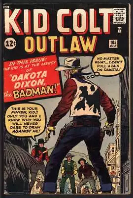 Buy Kid Colt Outlaw #105 4.0 // Jack Kirby Art Marvel Comics 1962 • 48.24£