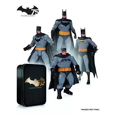 Buy DC Comics Batman: 75th Anniversary: Action Figure 4 Pack: Set 2 • 95.99£