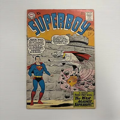Buy Superboy #82 1960 VG 1st Bizarro Krypton Dog Cent Copy Pence Stamp • 42£