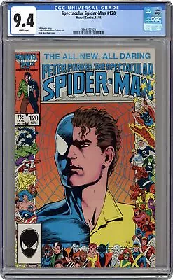 Buy Spectacular Spider-Man Peter Parker #120D CGC 9.4 1986 3964707023 • 67.56£