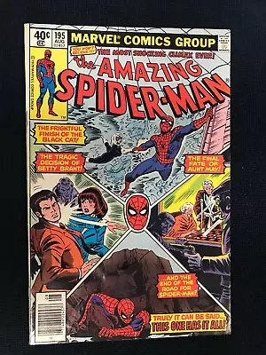 Buy AMAZING SPIDER MAN #195 VG 4.0 Black Cat Betty Brant • 11.64£