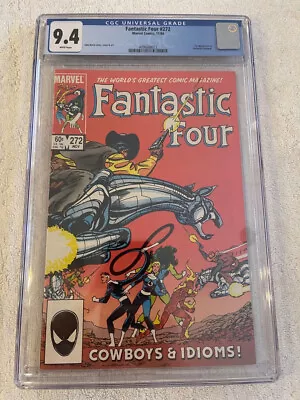 Buy Fantastic Four #272 - CGC 9.4 - White Pages - 1st App. Nathaniel Richards • 46.56£